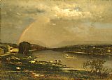 George Inness Famous Paintings - Delaware Water Gap